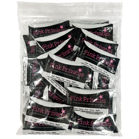 Pink Privates Lightening Cream Foil Bag of 50
