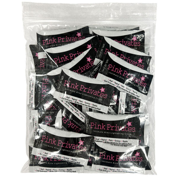Pink Privates Lightening Cream Foil Bag of 50