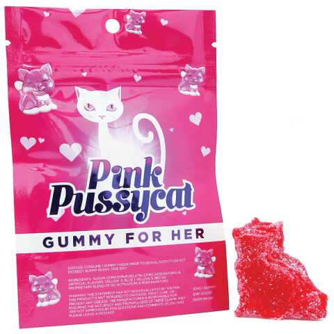 Pink Pussycat Gummy Single Pack