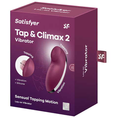 Satisfyer Tap and Climax 2-Red
