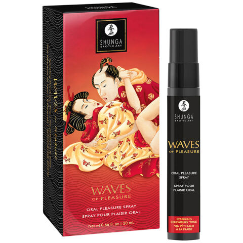 Shunga Waves of Pleasure Oral Pleasure Spray-Sparkling Strawberry