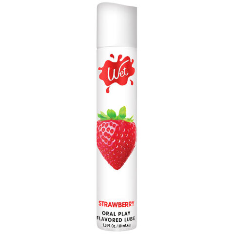 Wet Flavored Lubricant-Sexy Strawberry 1oz