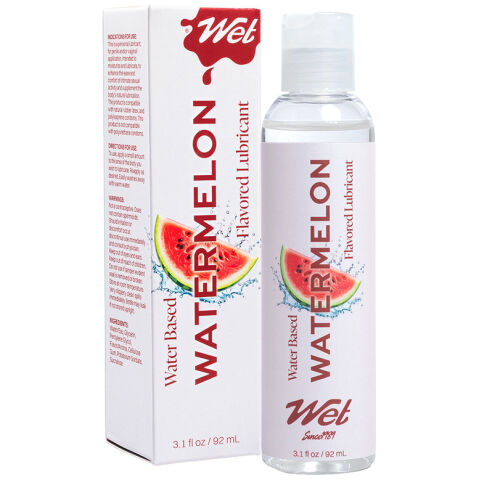 Wet Flavored Lubricant Watermelon 3.1oz