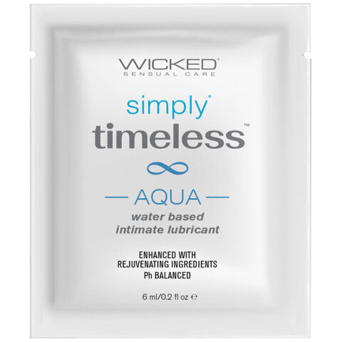 Wicked Sensual Care Simply Timeless Packet Aqua Foil Pack 6ml