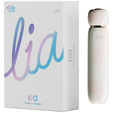 Zalo Lia Suction Massager-Floral White